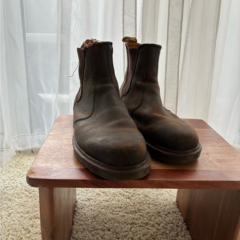 Brown Dr. Marten boots